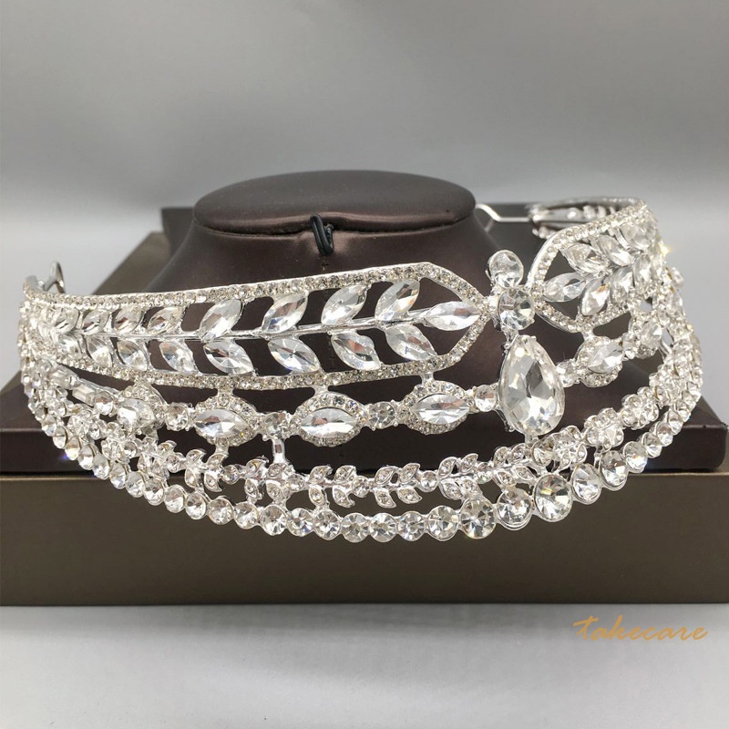 Băng Đô Vương Miện Xinh Xắn Cho Cô Dâu