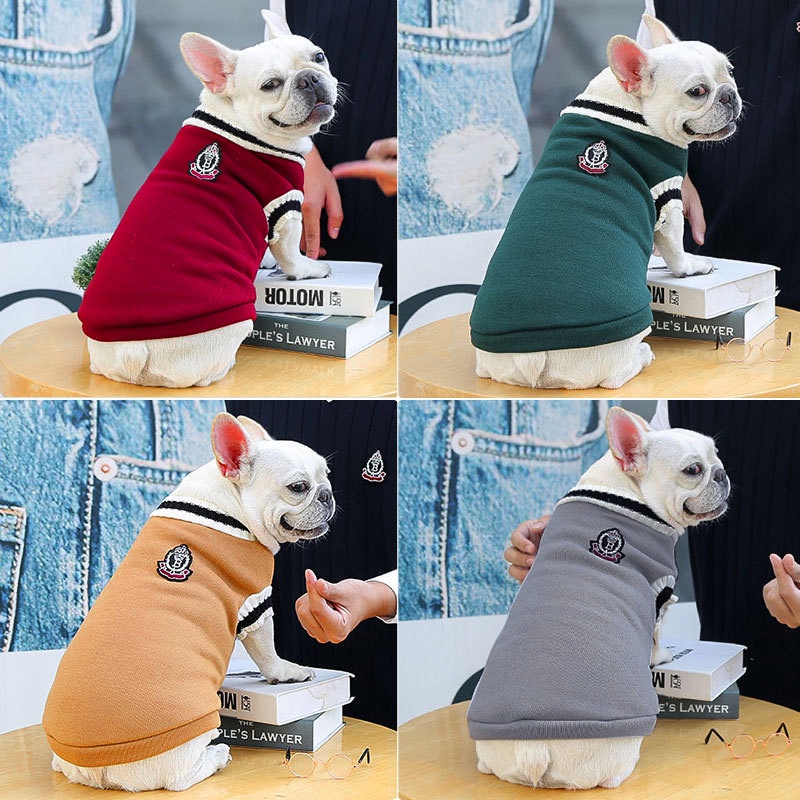 Áo Khoác Sweater Dệt Kim Thời Trang Thu Đông Cho Thú Cưng