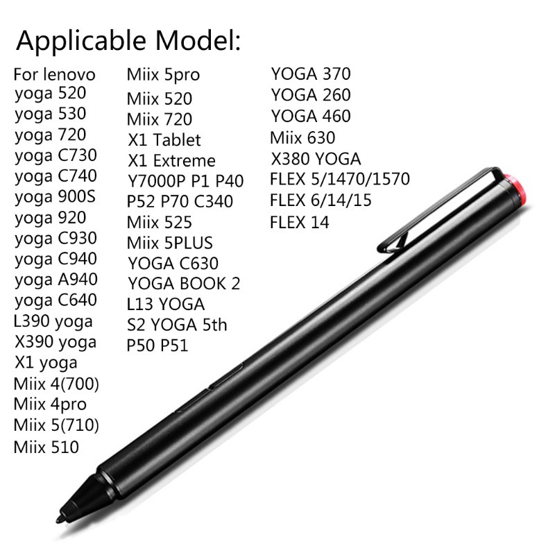Bút Cảm Ứng Dou 2048 Cho Lenovo- Thinkpad Yoga460 / 260 / 520 / 530 / 720 / 900s Miix 4 / 5 Miix 510 / 700 / 710 / 720