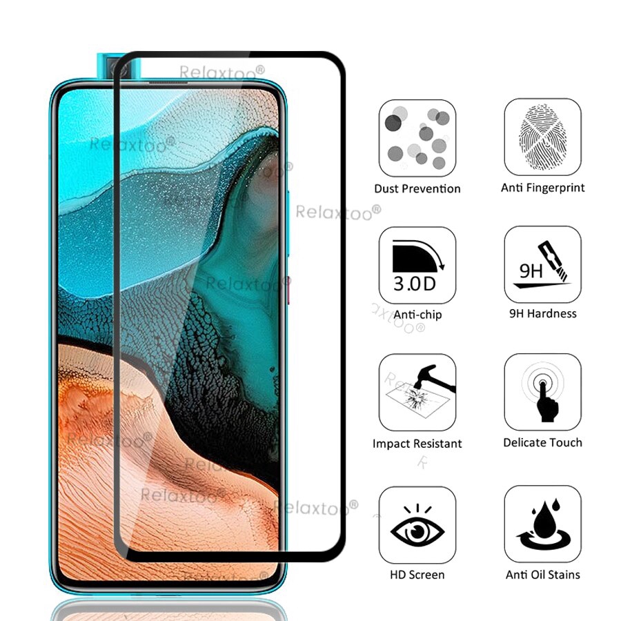 Kính Dán Cường Lực 9d Bảo Vệ Camera Điện Thoại Xiaomi Redmi K30 Pro