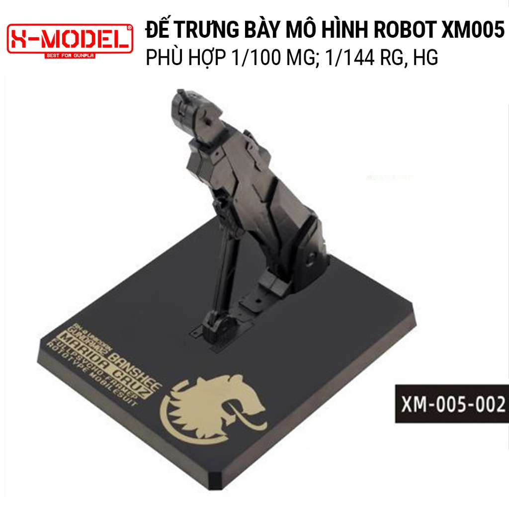 Đế trưng bày  robot đồ chơi mô hình Gundam XMODEL XM005 Action Base cho Mô Hình Gundam BANDAI 1/100 MG; 1/144 HG, RG