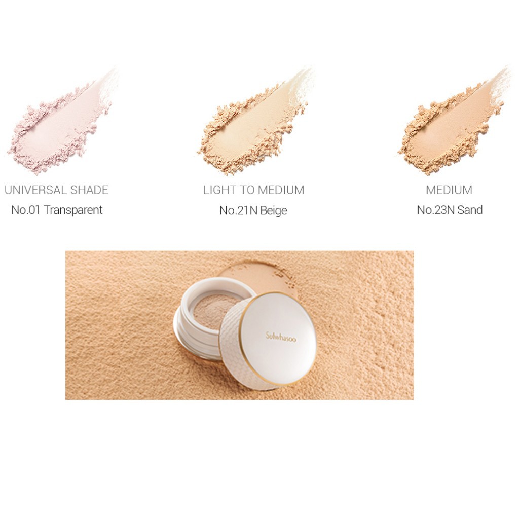 Phấn Phủ Dạng Bột Sulwhashoo Perfecting Powder Poudre Libre 20g - Bền Màu, Lâu Trôi, Dưỡng Da Vượt Trội