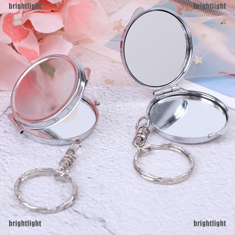 Móc Khóa Kim Loại Kèm Gương Dễ Thương