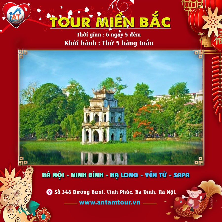 Toàn Quốc [ E-Voucher ] Tour Hà Nội - Ninh Bình - Hạ Long - Sapa 6 Ngày Tour Miền Bắc