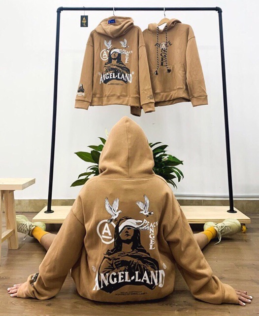<>Áo Hoddie Nỉ Angel-Land | BigBuy360 - bigbuy360.vn
