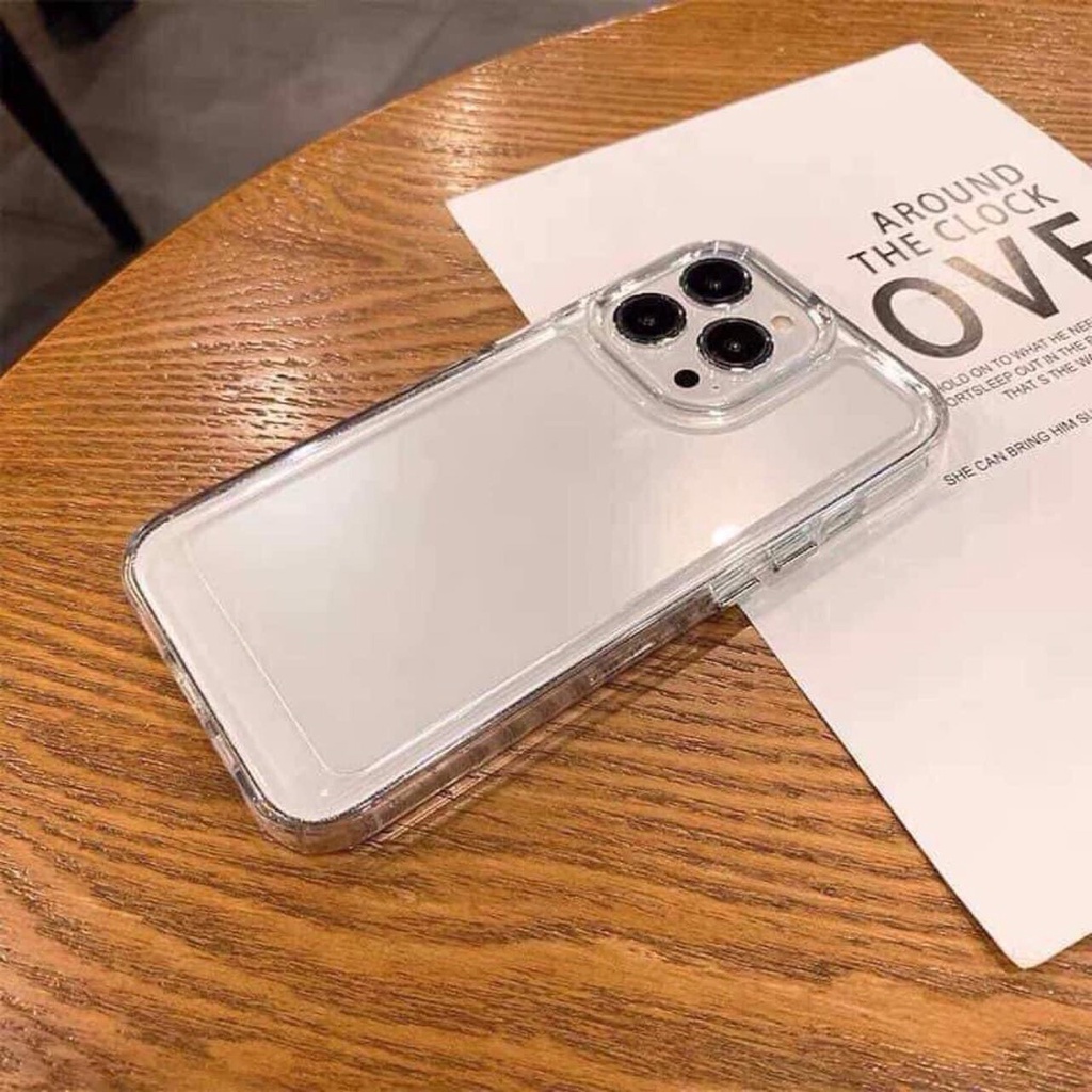 Ốp iphone Space trong suốt viền vuông 6/6s/7/8/6plus/7plus/8plus/x/xs/xsmax/11/11promax/12/12promax/13/13promax