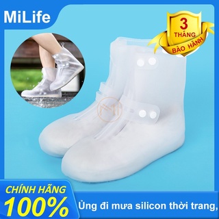 Ủng đi mưa silicon thời trang, Bọc giày đi mưa silicon chống trơn trượt cao cấp