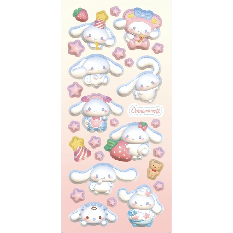 1 Tấm Nhãn Dán Trang Trí Hành Lý / Ván Trượt / Laptop Họa Tiết Hoạt Hình Kuromi My Melody Girl Màu Gradient Dễ Thương Diy