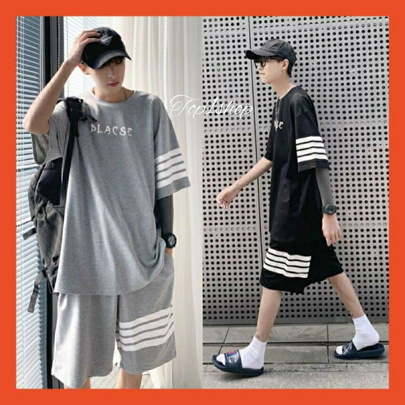 Bộ thể thao nam ESHAYNG mặc nhà dạo phố Top1shop