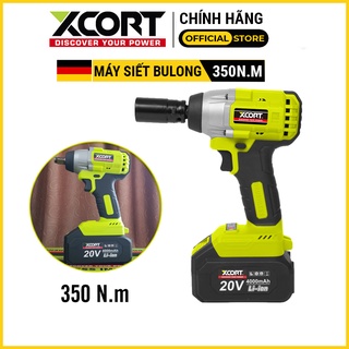 Máy siết bulong-Máy siết ốc không chổi than 350N.m Cực Khỏe XCORT [CHÍNH HÃNG]
