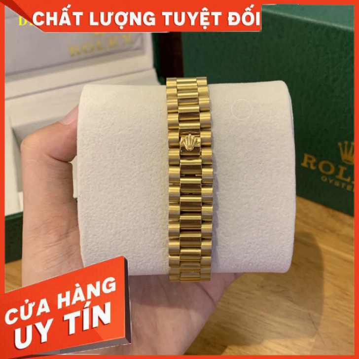 Đồng hồ nam Rolex - viền đá dây kim loại chống nước - DH501 MTP-STORE