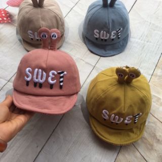 🌺mũ cho bé, hình ốc sên