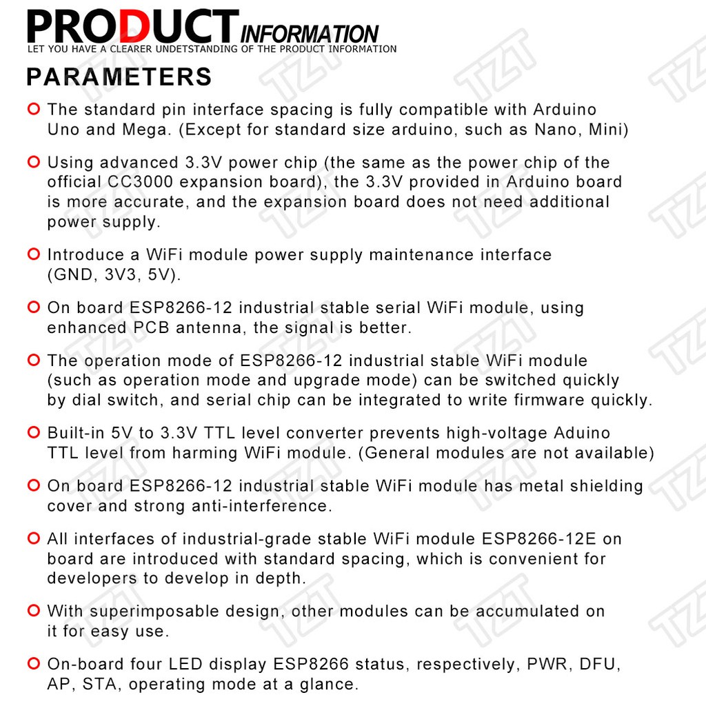 Bảng phát triển lá chắn không dây ESP8266 ESP-12E UART WIFI cho bảng mạch Arduino UNO R3 Mô-đun ONE | BigBuy360 - bigbuy360.vn