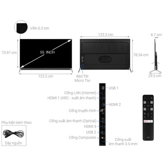 _ Android Tivi QLED TCL 4K 55 inch 55C815 _ SIÊU ƯU ĐÃI