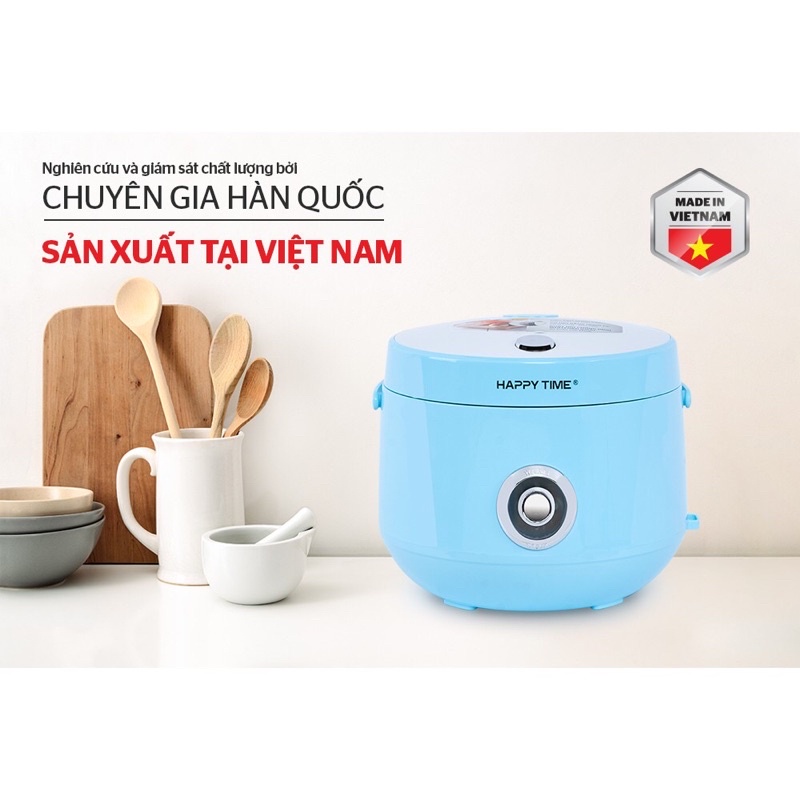 [Mã ELHADEV giảm 4% đơn 300K] NỒI CƠM ĐIỆN 1.2L HAPPY TIME HTD8522G