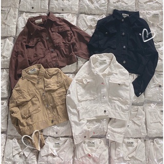 [FreeShip] [Ảnh thật] Áo khoác kaki nữ nhiều màu dáng croptop Bigsize 50-80kg