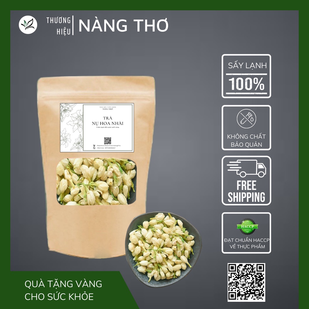 ✅[Hàng Loại 1] Nụ Hoa Nhài Sấy Lạnh- 200gr đẹp như hình