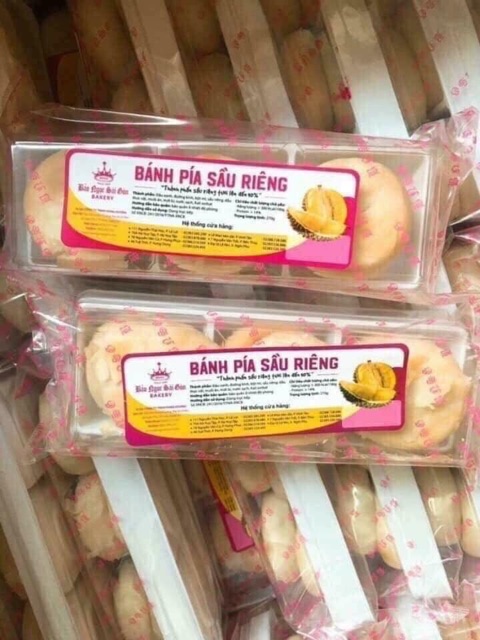 HỘP 6 BÁNH PÍA SẦU RIÊNG TƯƠI NGON