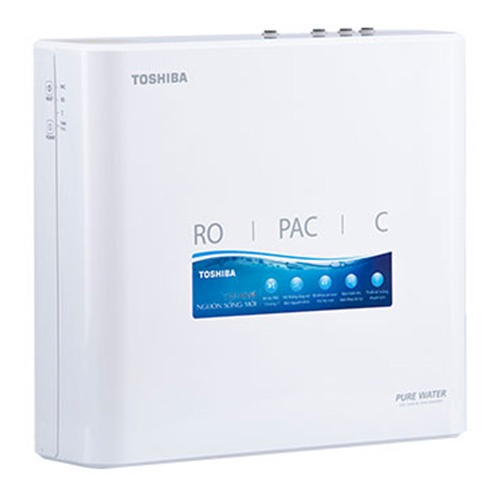 Máy lọc nước RO Toshiba TWP-N1686UV(W1) thiết kế nhỏ gọn hệ 3 lõi lọc màu trắng - Bảo hành hãng 12 tháng