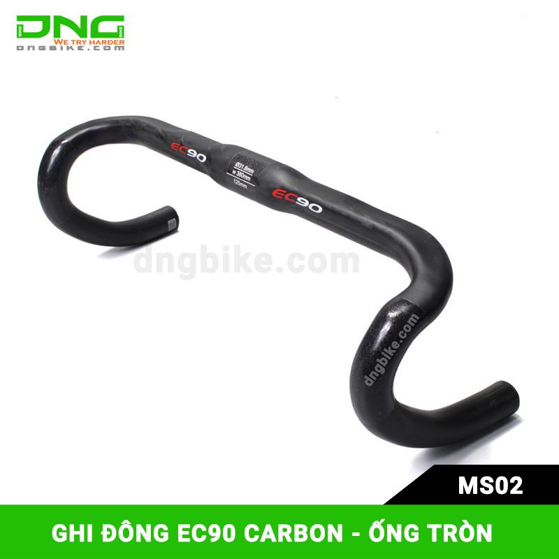 Ghi đông xe đạp đua CARBON EC90 ống tròn MS02