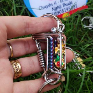 Móc khóa inox mạ titan