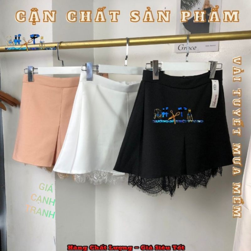 Chân Váy Ngắn Nữ Ren Dây Kéo Lưng Có Quần Trong Siêu Mới Hot Hit 2020 - Hàng Có Sẵn | BigBuy360 - bigbuy360.vn