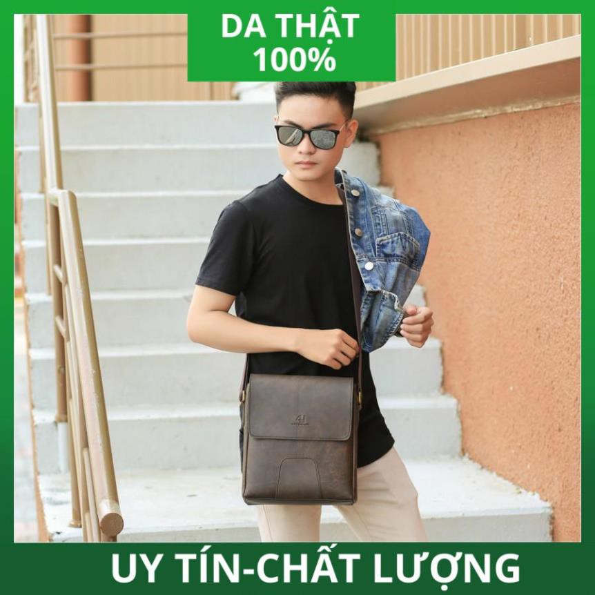 [ HÀNG CAO CẤP ] Túi Đeo Chéo Nam MCK Thời Tang D267 (đen -nâu) | BigBuy360 - bigbuy360.vn