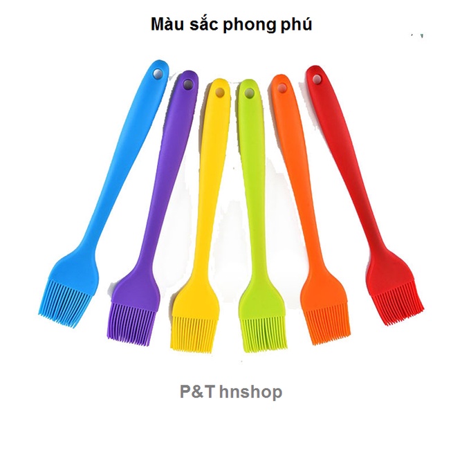 Chổi quét dầu Silicon - Cọ quét dầu ăn, quét mỡ, quét mặt bánh bằng silicon chịu nhiệt