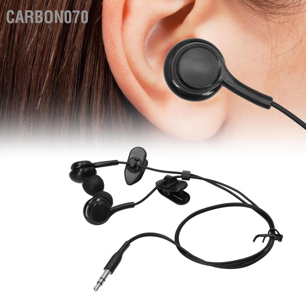 Carbon070 Tai nghe dây ngắn không thấm nước Chất lượng âm thanh rõ ràng Không có nút bấm bơi để chạy lướt sóng