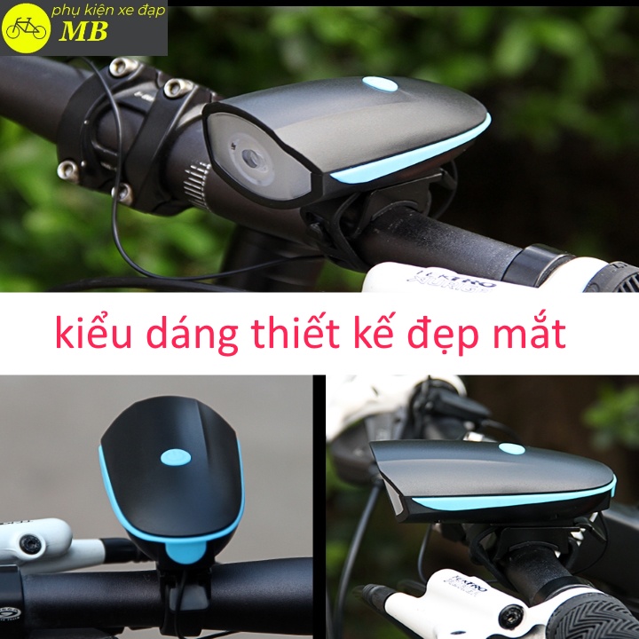 Đèn còi xe đạp thể thao siêu sáng pin sạc usb led T6 chống nước 7588 loại cao cấp nhất