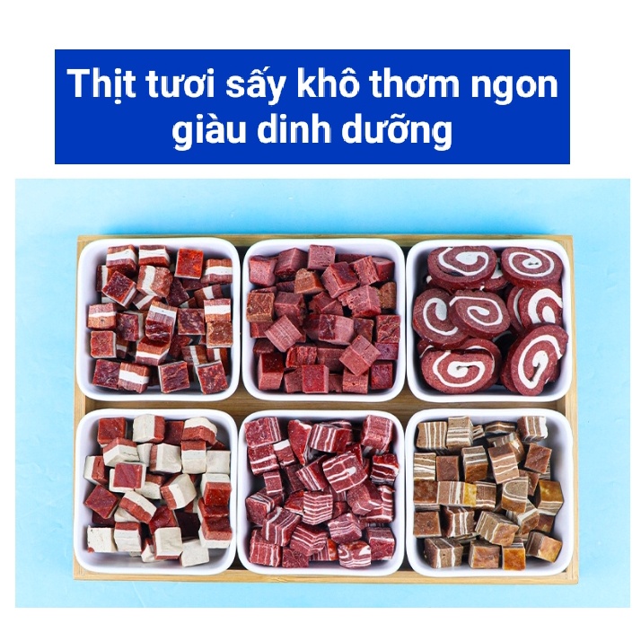 [Mới Về] Thịt tươi sấy khô nguyên chất Kuramo (100gr) - Bánh thưởng cho chó