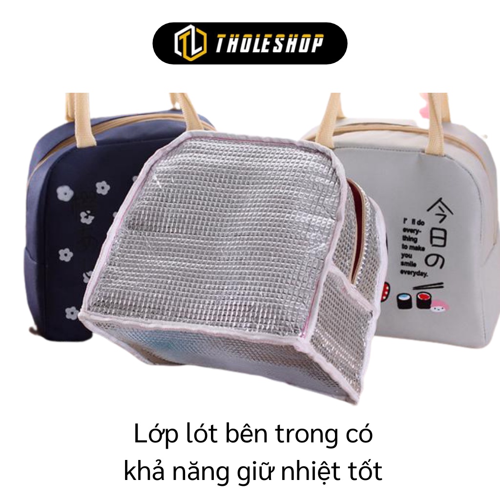 Túi Đựng Cơm - Túi Giữ Nhiệt Đựng Thức Ăn Đi Làm, Đi Học Không Thấm Nước 4005