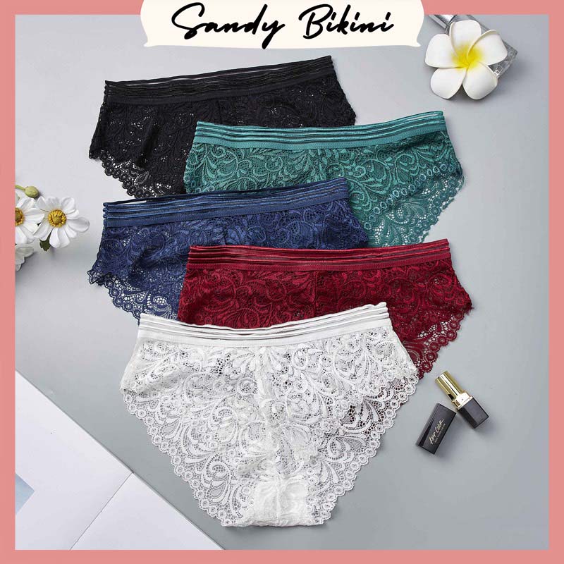 Quần Lót Nữ Ren Mềm Gợi Cảm G8837