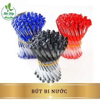 Bút bi nước xanh nhiều màu cho văn phòng Mực đều - Nét chữ đẹp
