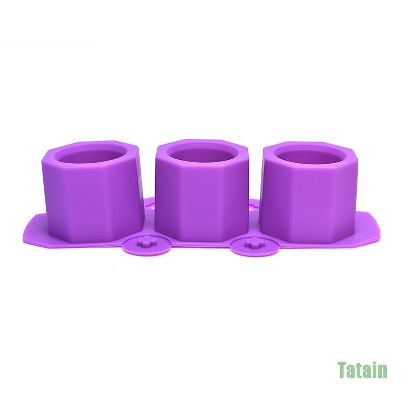 Khuôn silicone tạo hình chậu cây mọng nước/hoa sen đá hình học
