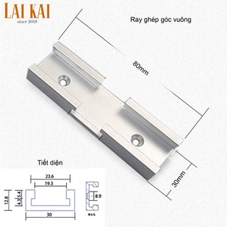 Ray trượt ghép góc vuông