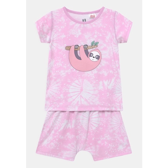 Bộ Hè Bé Gái Thun Cotton Khỉ Hồng CottonOn