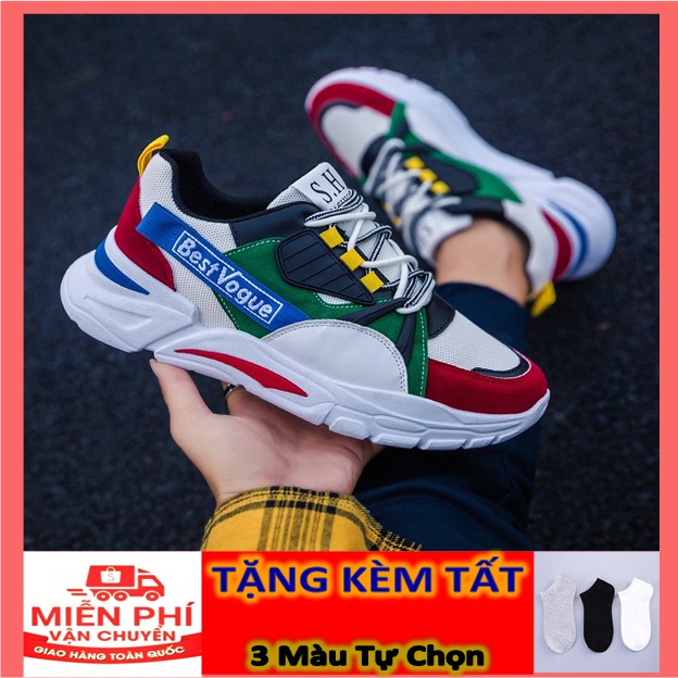[💥𝙈𝙖̂̃𝙪 𝙃𝙤𝙩 + 🚛𝙁𝙧𝙚𝙚𝙎𝙝𝙞𝙥] Giày Thể Thao Nam Sneaker Phong Cách | BigBuy360 - bigbuy360.vn