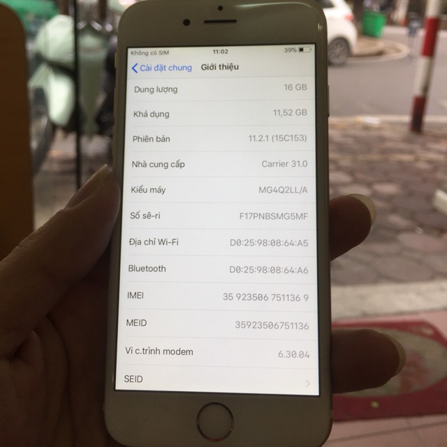 Điện thoại Apple iPhone 6 gold 16 GB