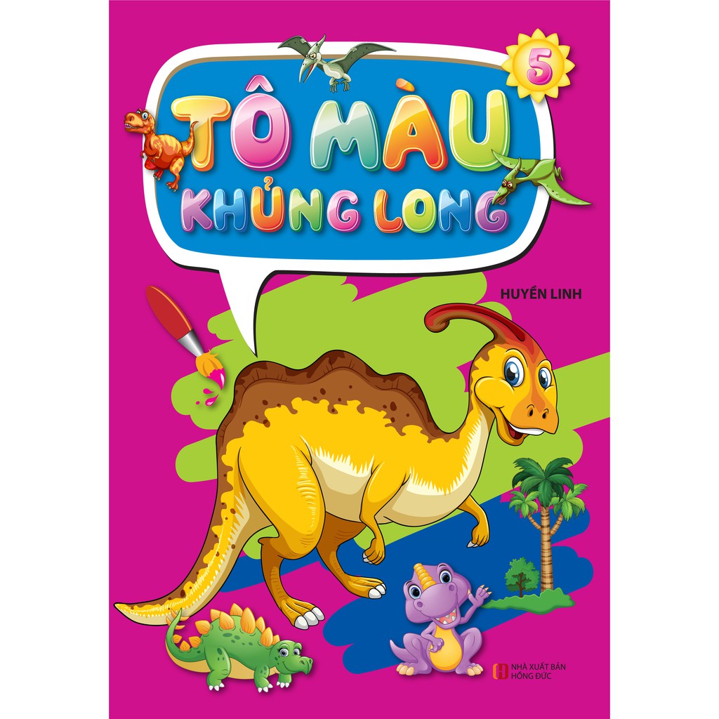 [Mã LIFE2410K giảm 10K đơn 20K] Sách - Combo Tô Màu Khủng Long (6 Cuốn) | BigBuy360 - bigbuy360.vn