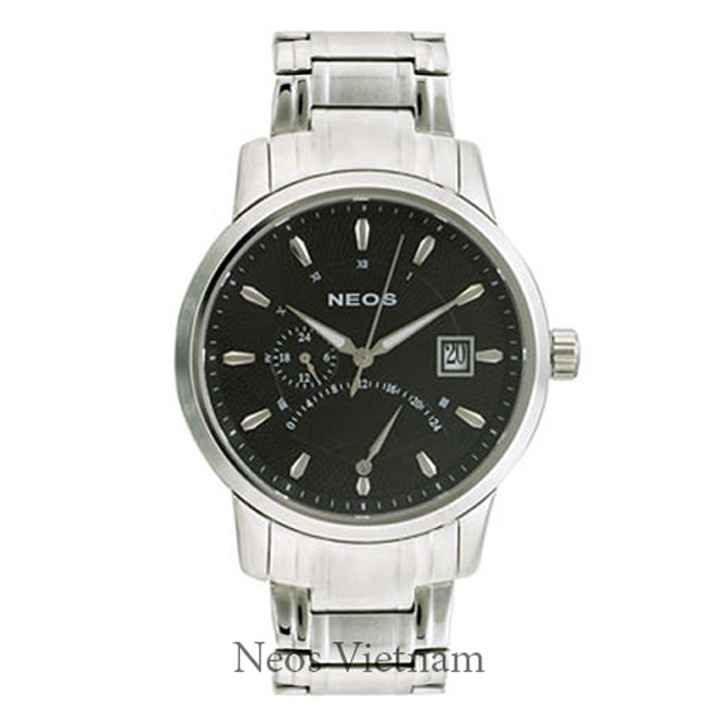 Đông Hồ Nam Chính Hãng Neos N-30857M Sapphire Dây Thép Bạc