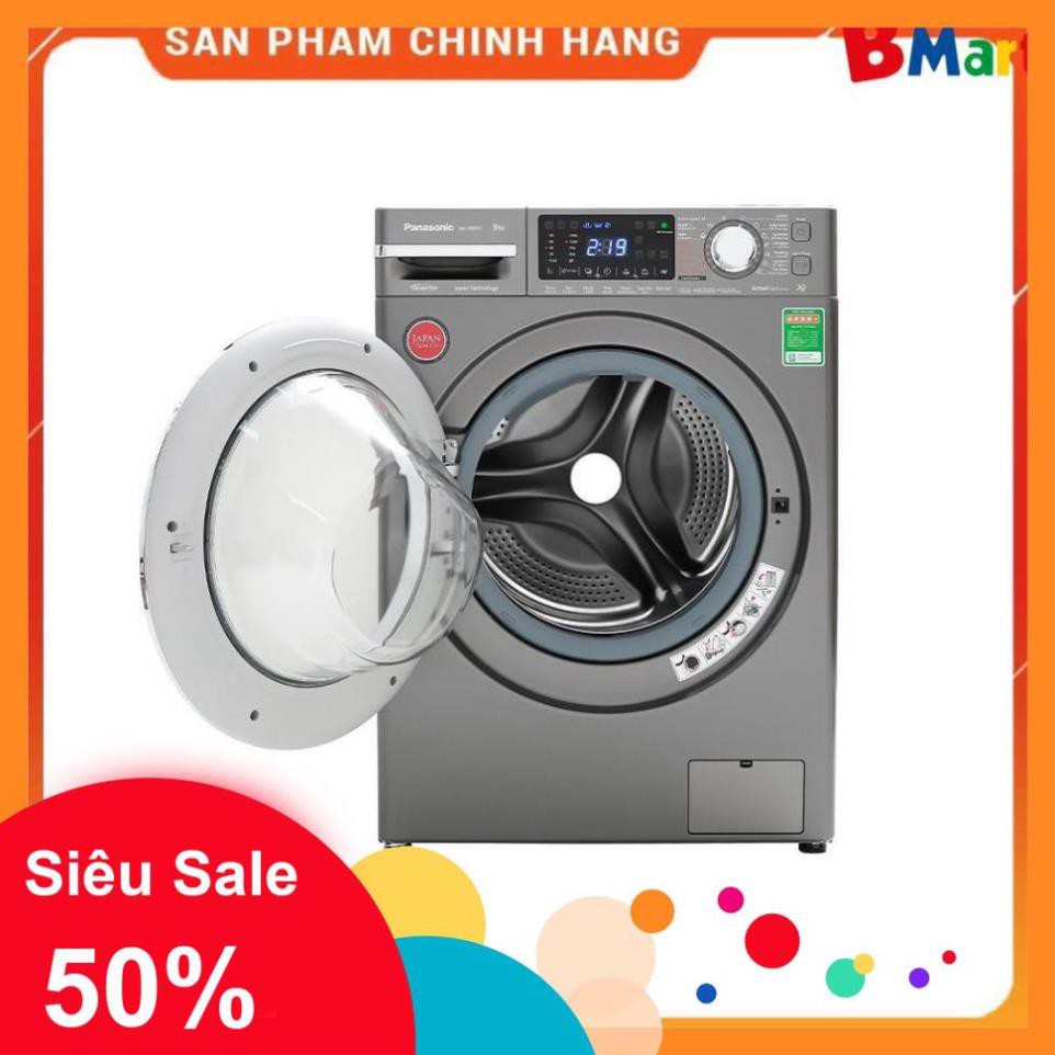 [ FREE SHIP KHU VỰC HÀ NỘI ] Máy giặt Panasonic cửa ngang 9 kg NA-V90FX1LVT  - BM NEW