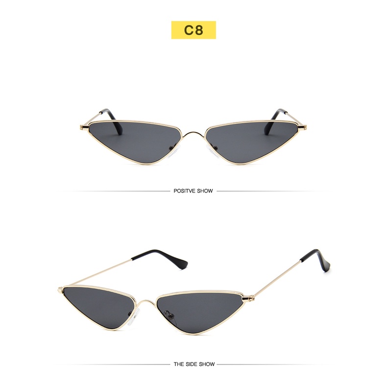 Kính mát mắt mèo nhiều màu sắc thời trang unisex năm 2021