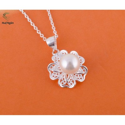 Dây chuyền bạc Ý 925 Huệ Ngân - Hoa đẹp PP1341