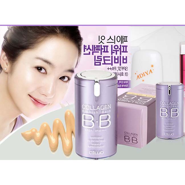 KEM NỀN BB Collagen Cellio HÀN QUỐC