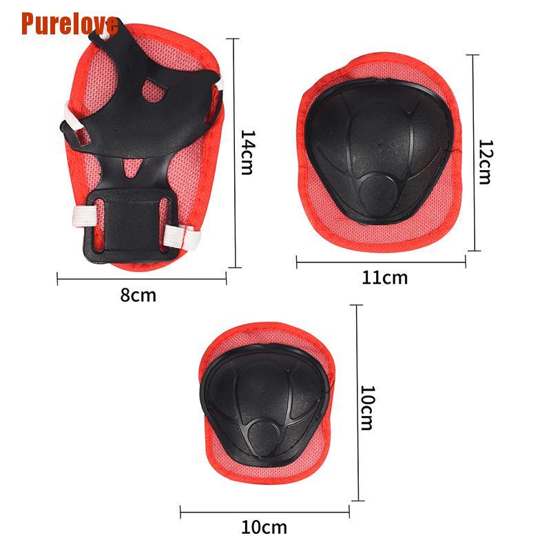 Bộ 6 Miếng Đệm Bảo Vệ Đầu Gối / Khuỷu Tay / Đầu Gối