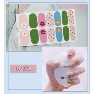 Combo 4 miếng dán móng 3D - mẫu ngẫu nhiên