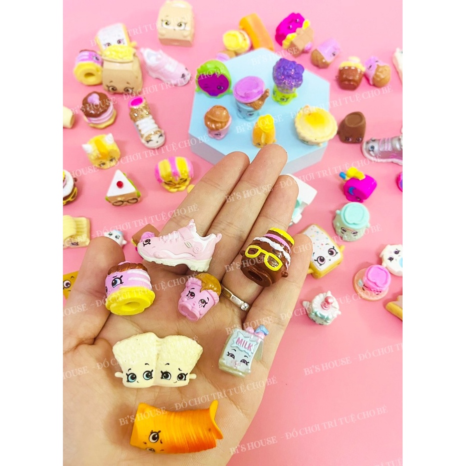 Đồ chơi Shopkins đáng yêu, mô phỏng đồ ăn vật dụng gia đình