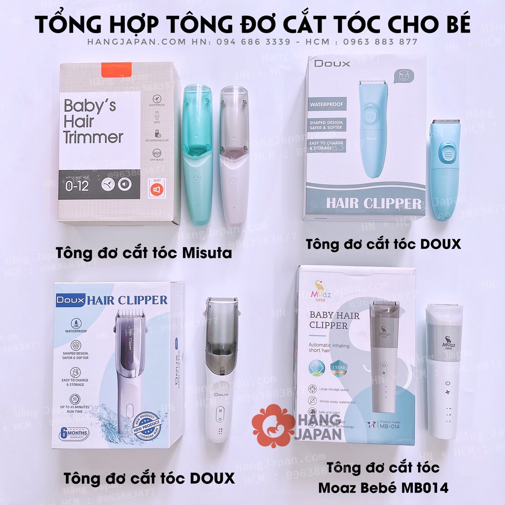 Tông đơ cắt tóc cho bé