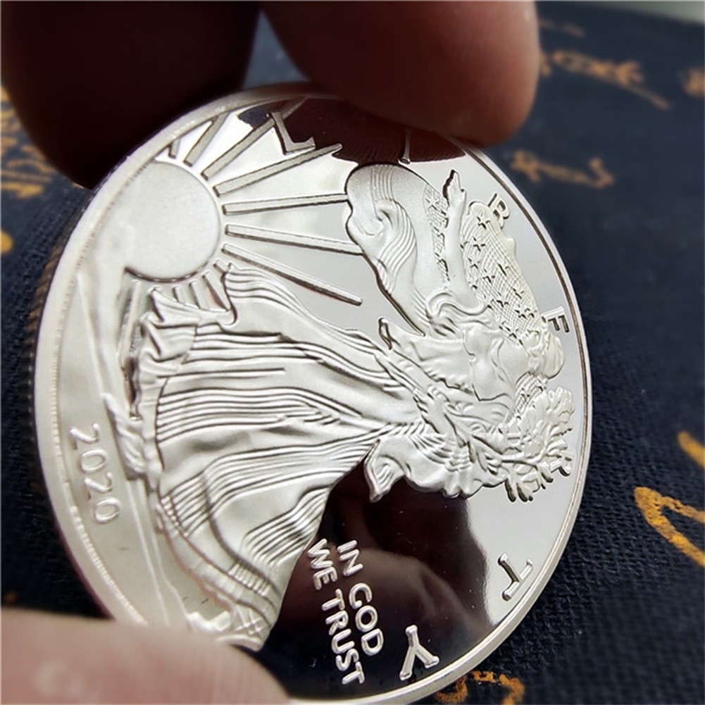 Đồng Xu Lưu Niệm 2020 Hình Tượng Nữ Thần Tự Do